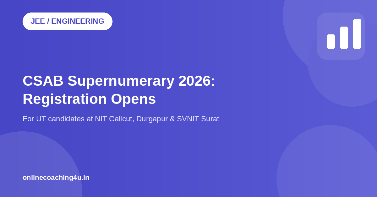 CSAB Supernumerary 2026 registration open notification graphic