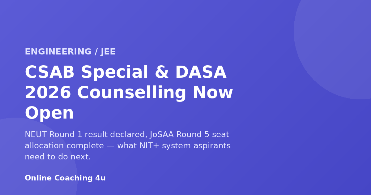 CSAB Special and DASA 2026 counselling update graphic