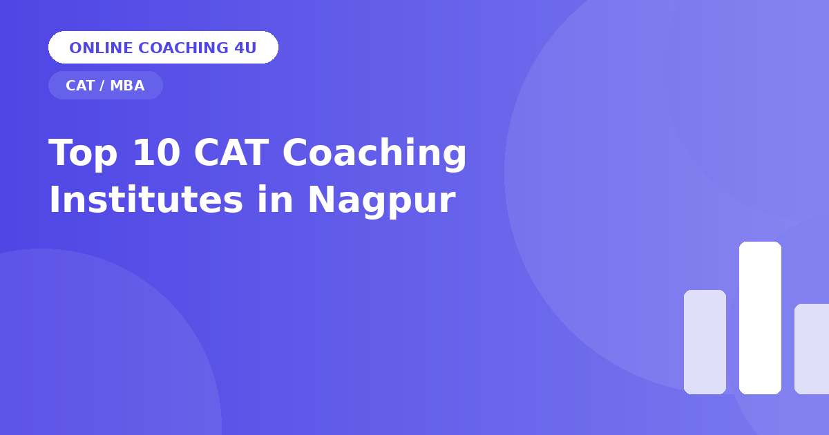 Top 10 CAT coaching institutes in Nagpur 2026 graphic